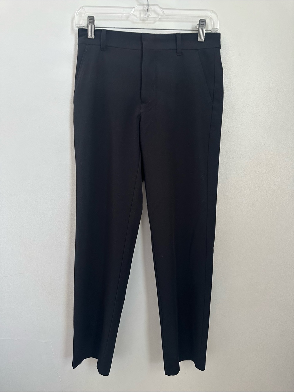 IZOD Boys Size 12 Regular Black Dress Pants Formal